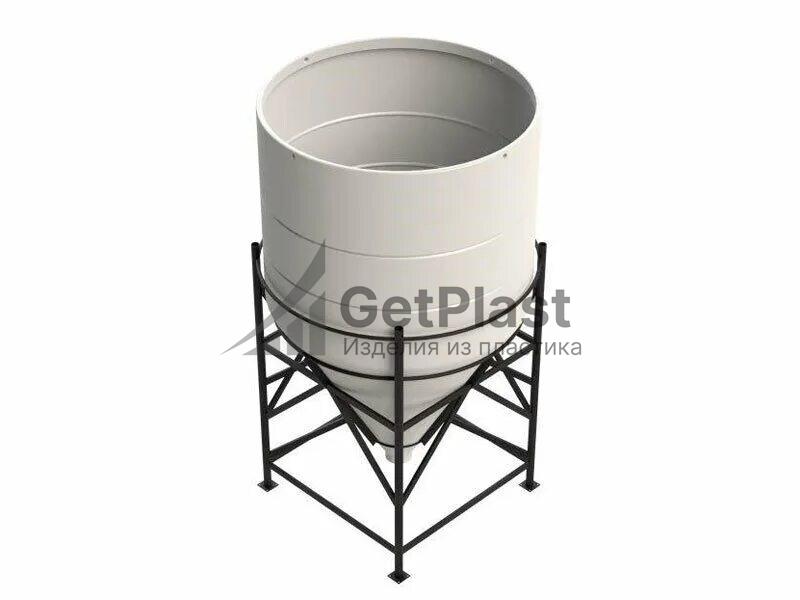 Емкость с конусным дном 20 м. куб.